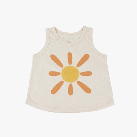 Wild Wawa Sun Tank Top & Retro Knitted Shorts Set Size 6-12 & 12-18 Months - Picture 9 of 11